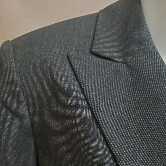 Like NEW 2-Piece Jones New York Pants Suit Charcoal Gray Sz 8 - Picture 8 of 16